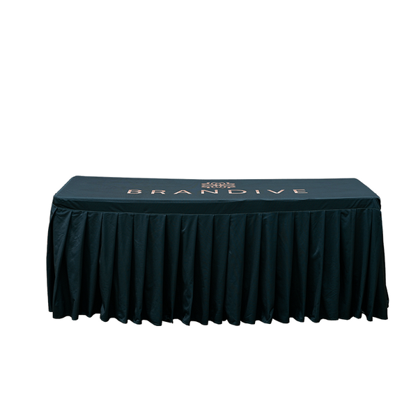 Custom Table Skirts With Top