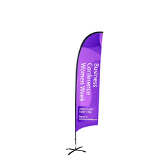 Concave Flag with Uni-Fit Pole