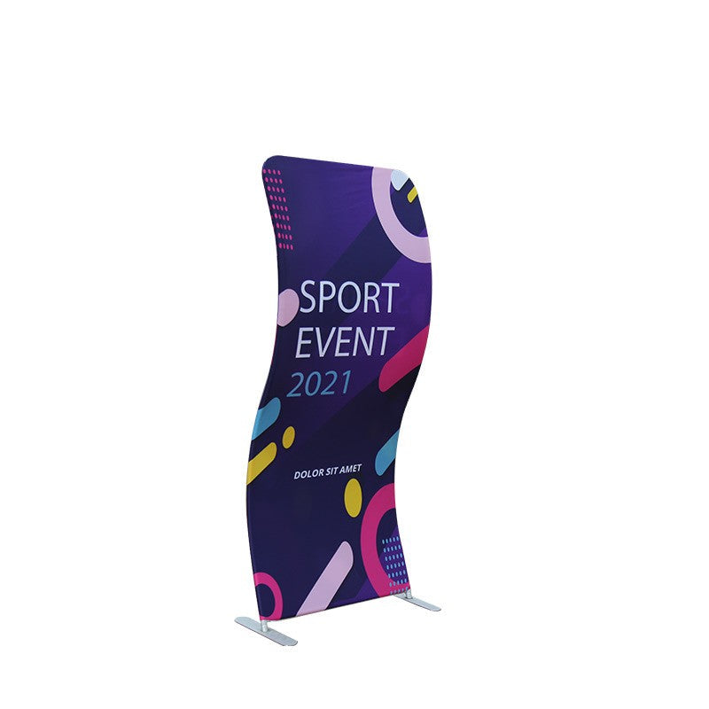 S Shaped Fabric Banner Stand